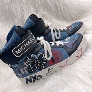 GRAFFITI MICHAEL KORS SNEAKERS 💙❤️